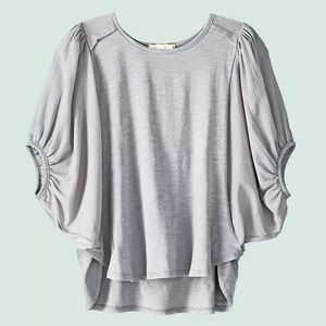 New!!!! ERI+ALI Briony Gray Top Size XS